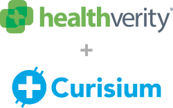 HealthVerity and Curisium Logos